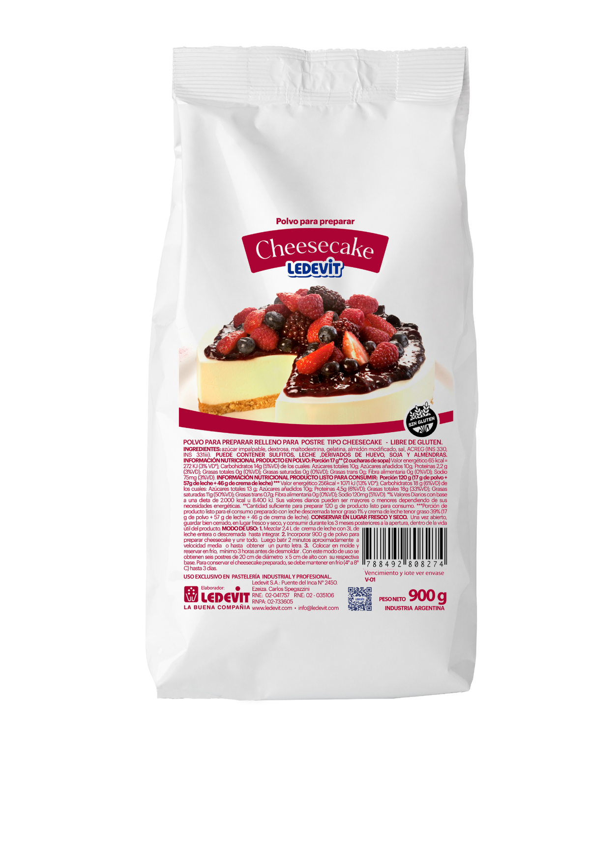 Cheesecake 900 gr
