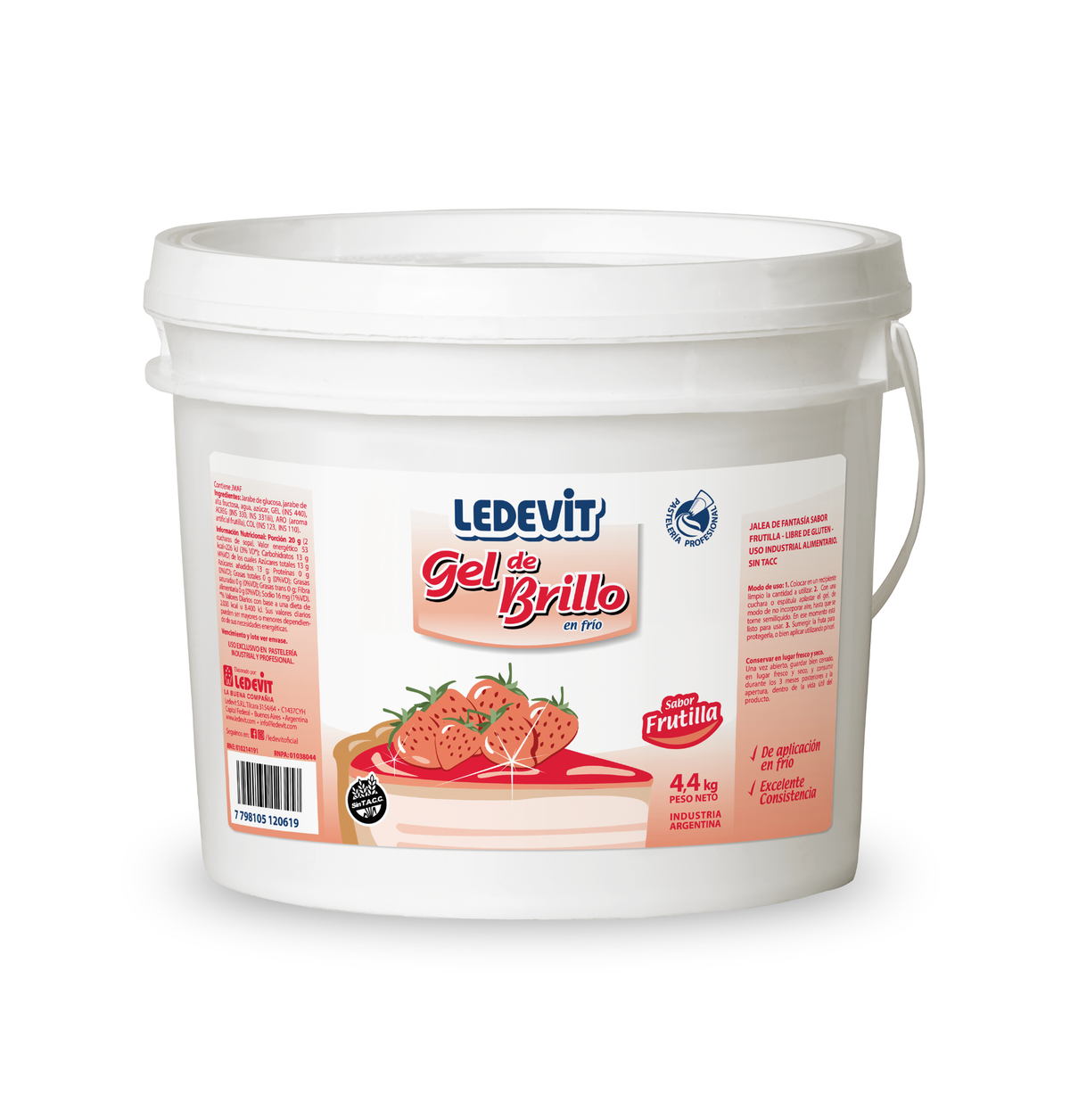 Gel de Brillo Frutilla 4,4 kg