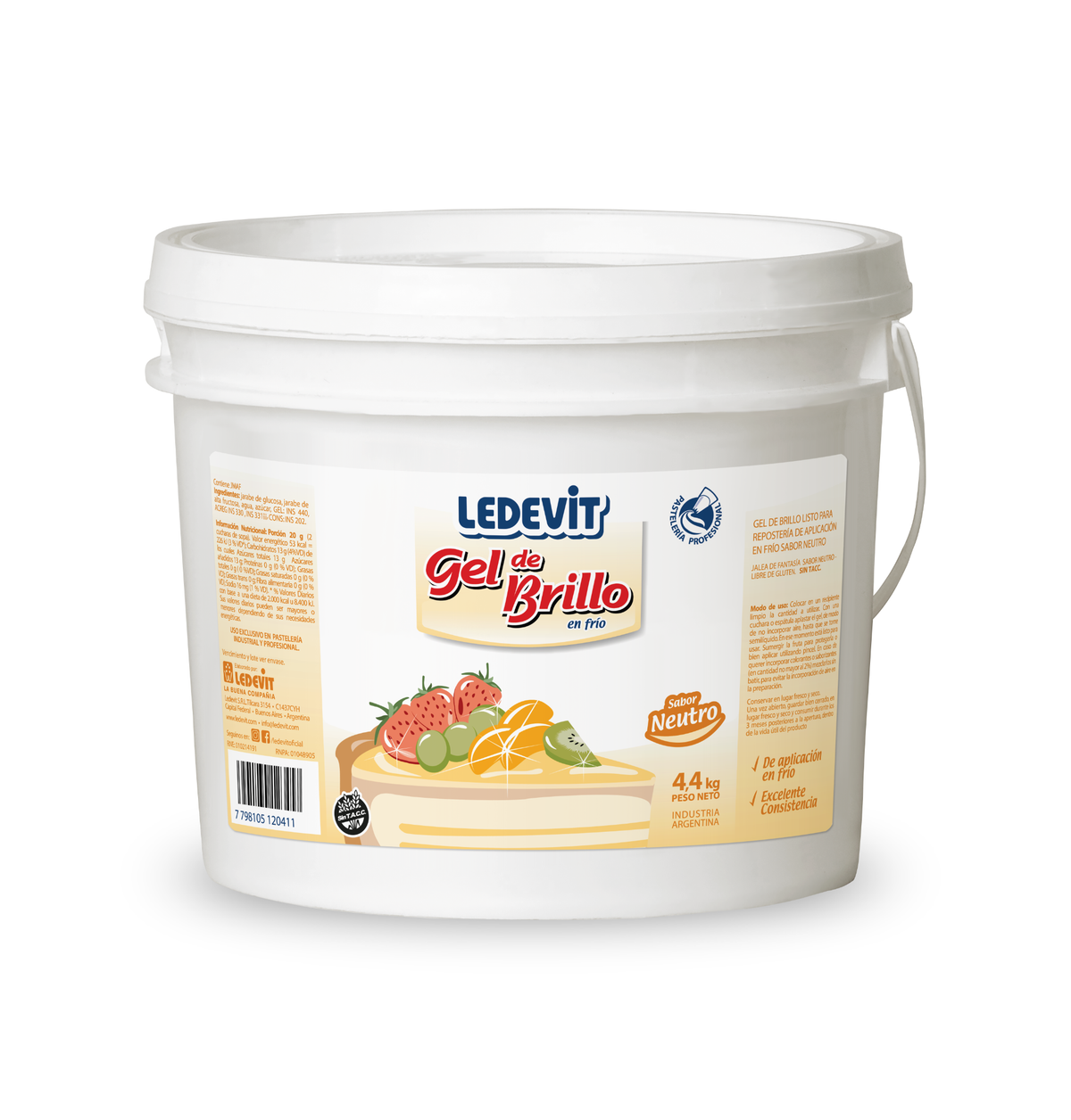 Gel de Brillo Neutro 4,4 kg