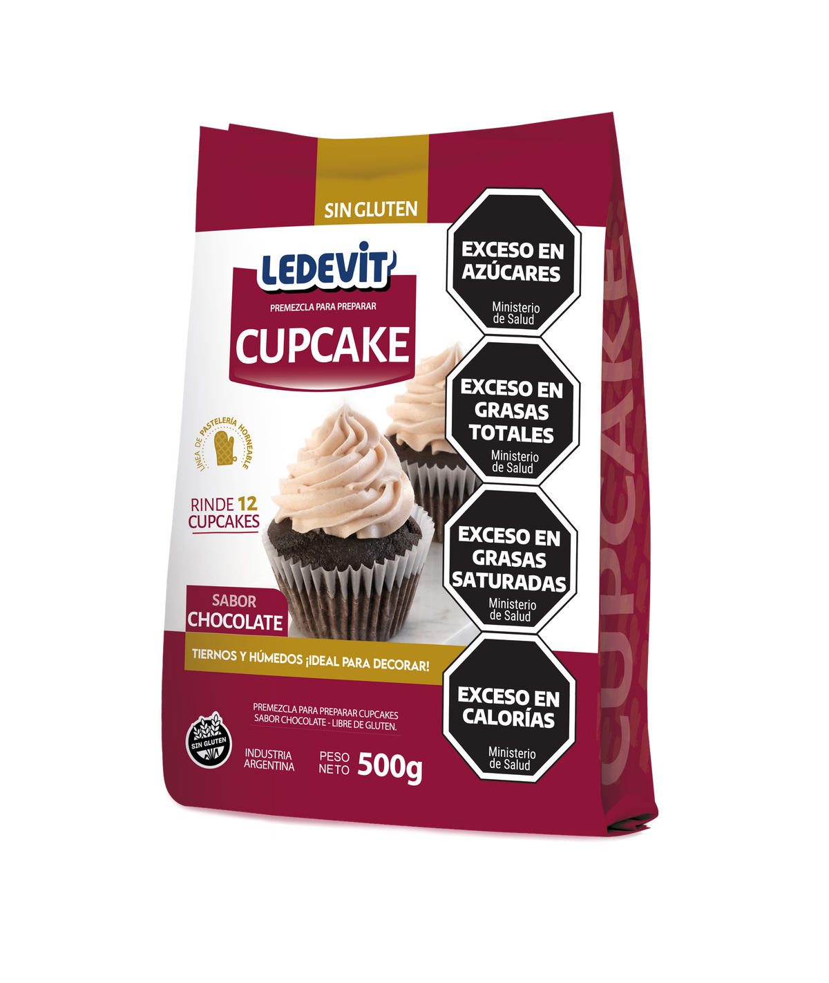 Premezcla cupcake chocolate 500 gr