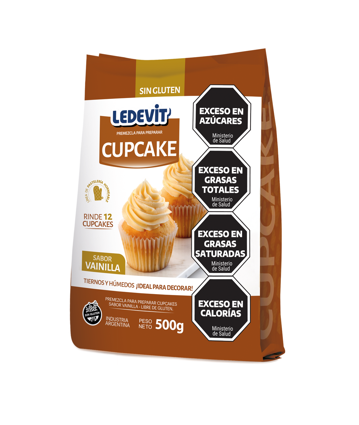 Premezcla cupcake vainilla 500 gr